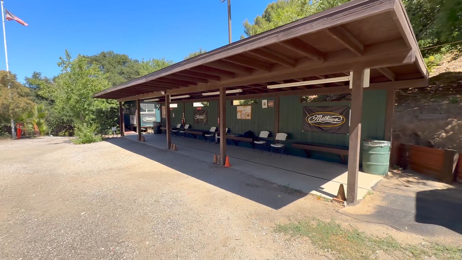 Archery range at Oak Tree Gun Club